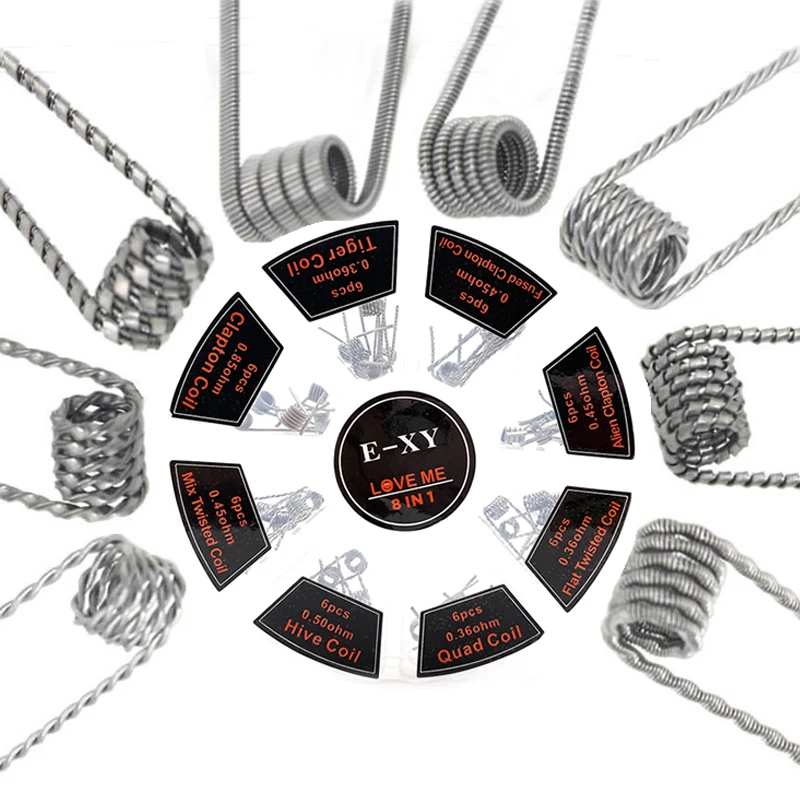 Clapton Wire Pre Built - Vmiss 8 en 1 bobina prefabricada