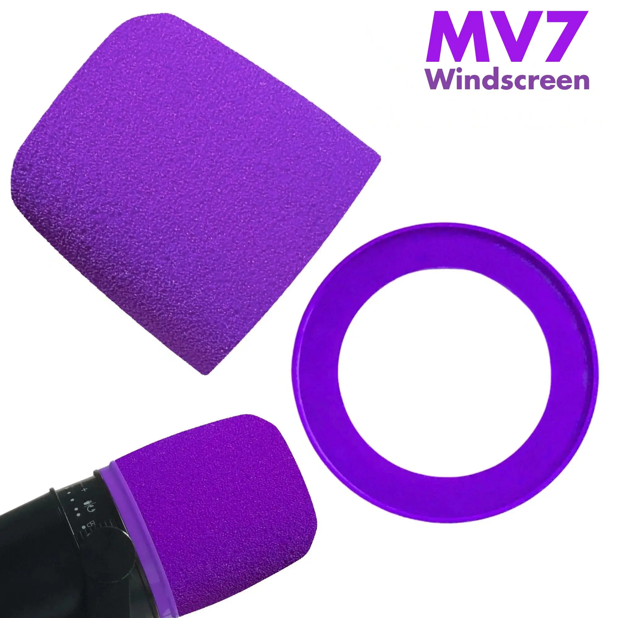 Shure Mic Mv7 - Espuma MV7 para Micrófonos Shure MV7,