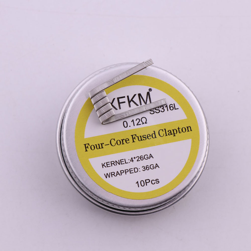 Clapton Wire Pre Built - Bobinas de Clapton fundidas prefabricadas, espiral