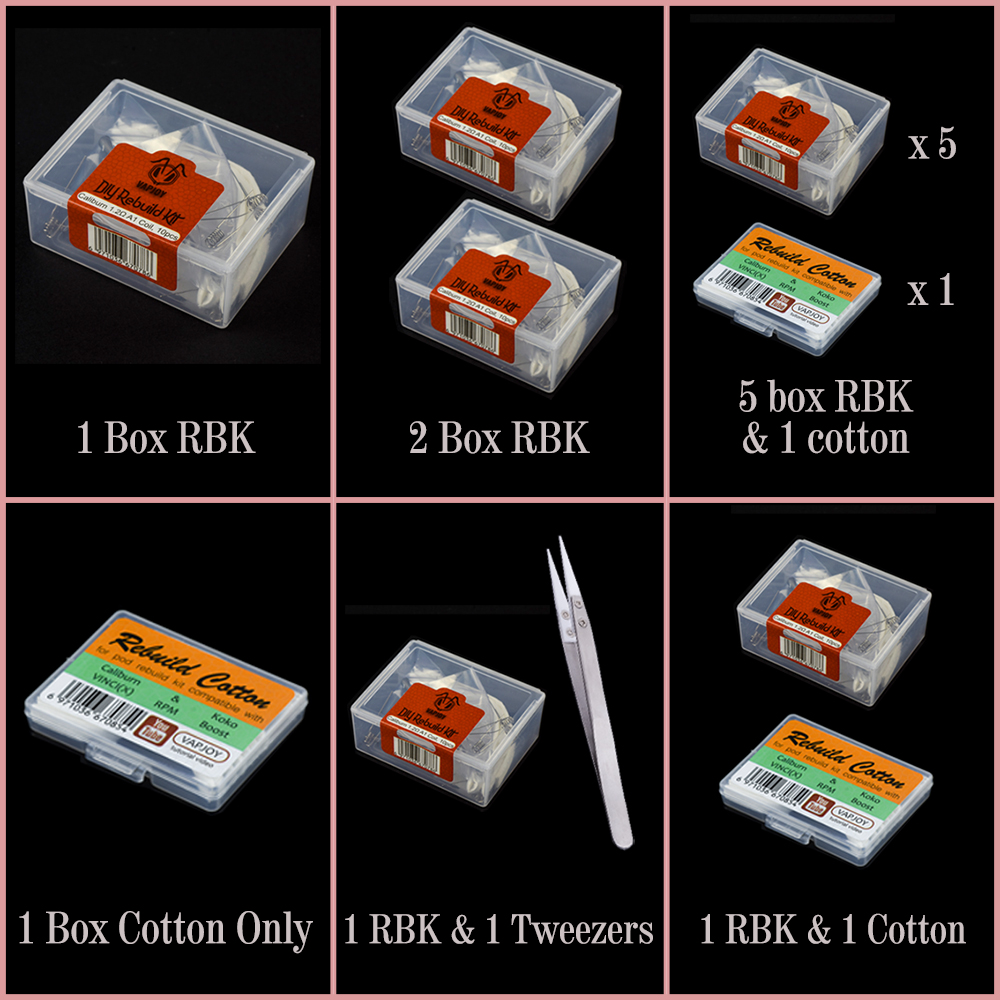 VAPJOY-Kit de reconstrucción D - Vape Coil Replacement reseña y precio