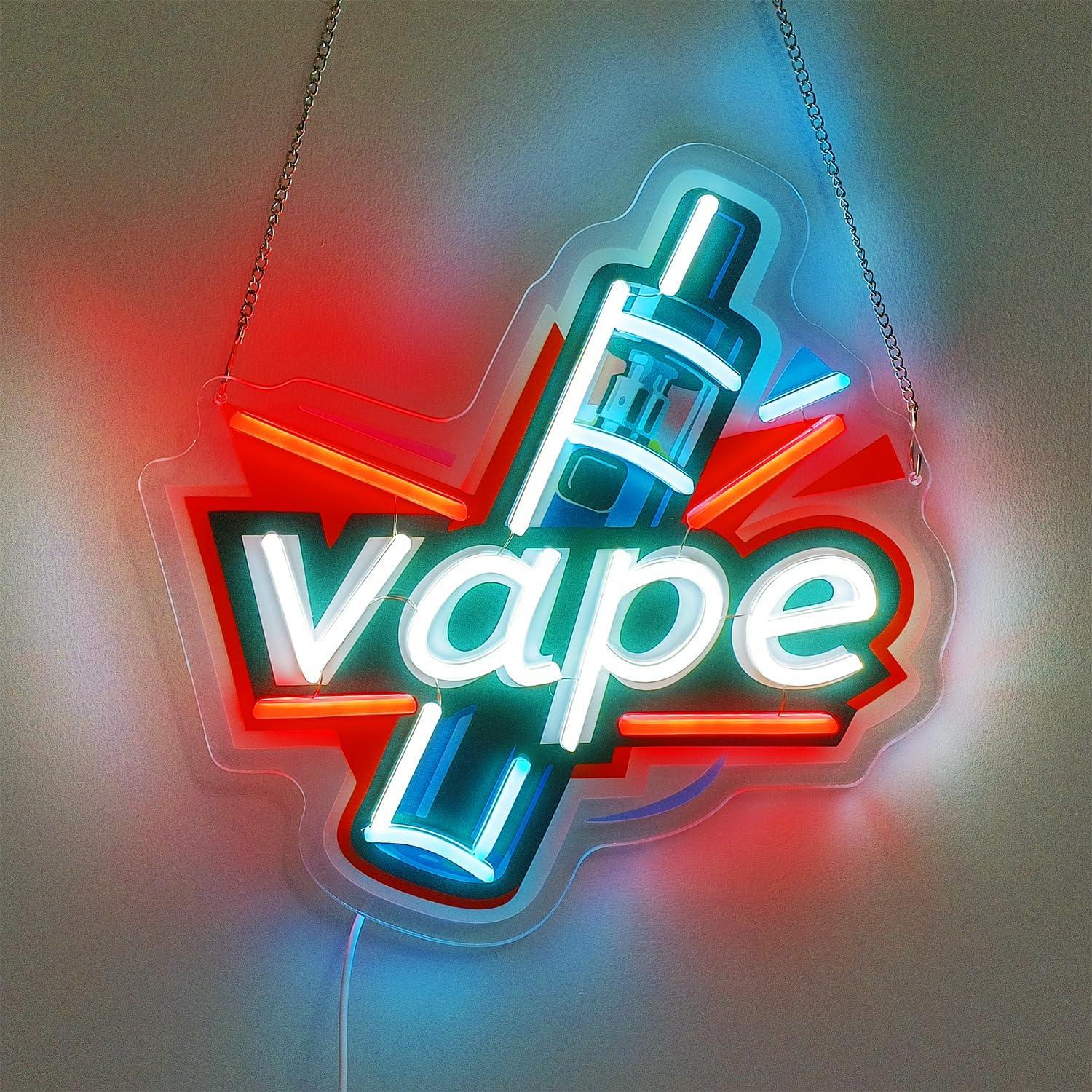 Letrero Luminoso LED USB Regul - Vaping Store reseña y precio