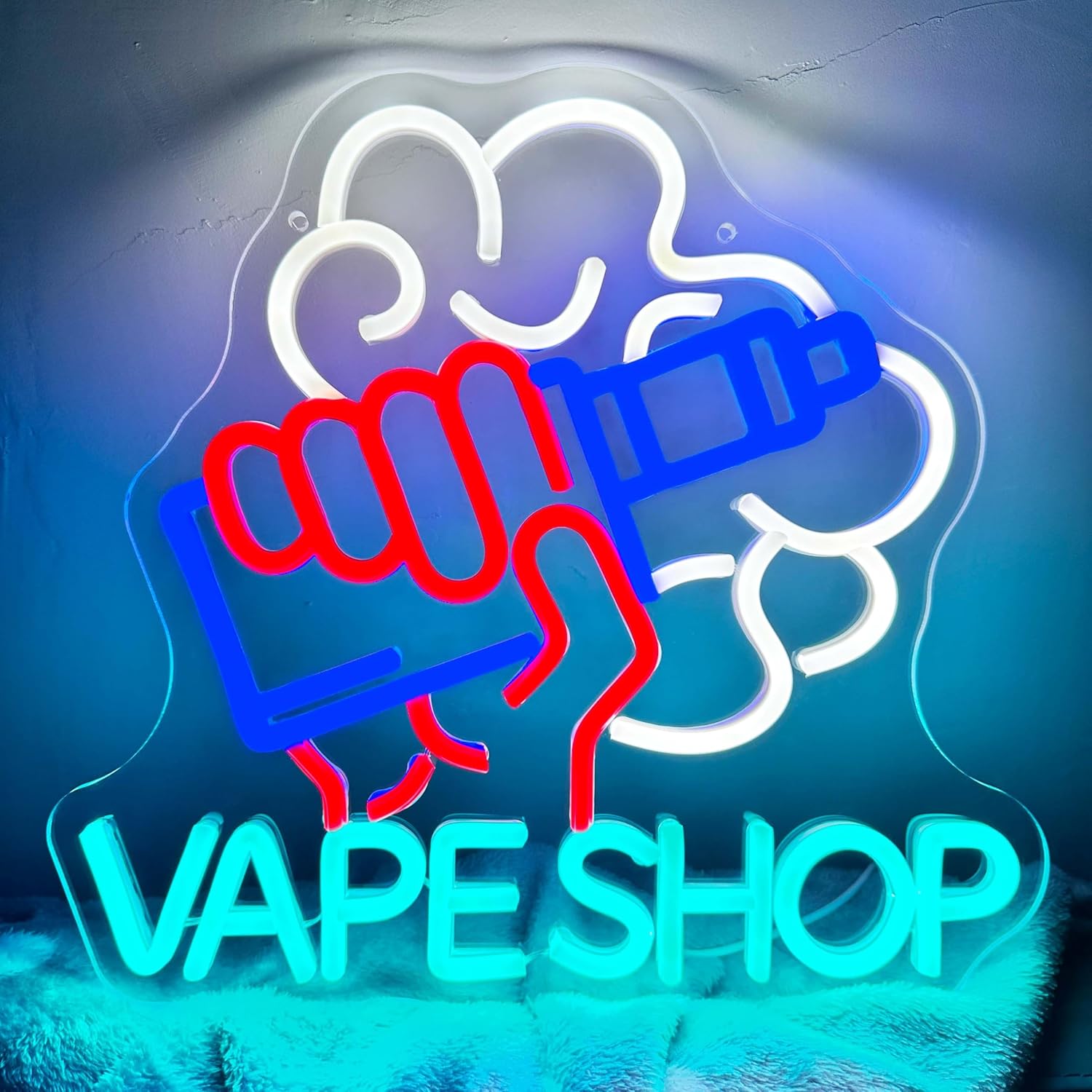 Letreros de neón LED para tien - Vaping Store reseña y precio